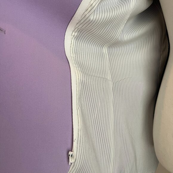 Veronica Beard Dickey Lavender Soft Lilac Purple Dickey Suit Blazer Pants Sz 14 - Picture 13 of 15